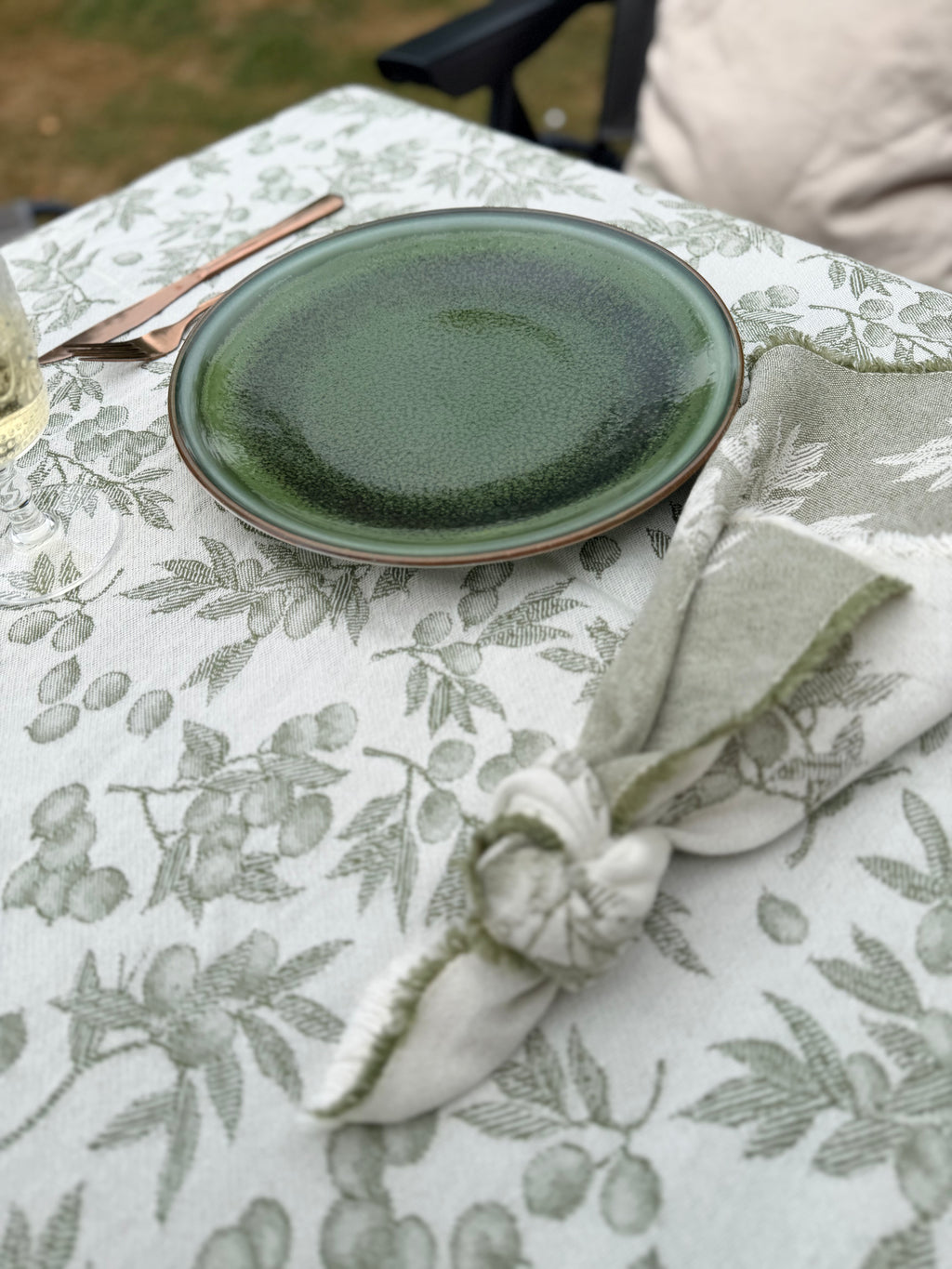 Certaldo Tafellinnen gecombineerd met Casale servies, hele mooie combinatie