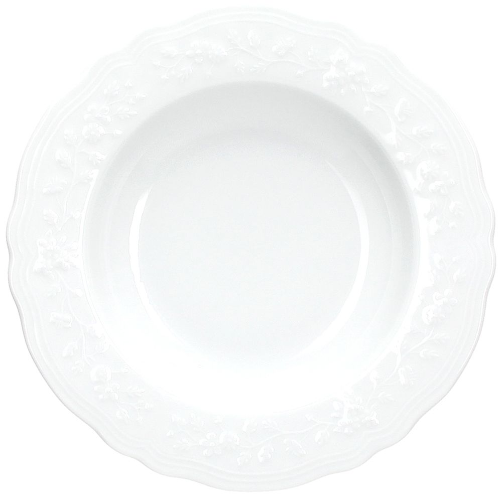 Fleur Bianco soepbord in de kleur wit